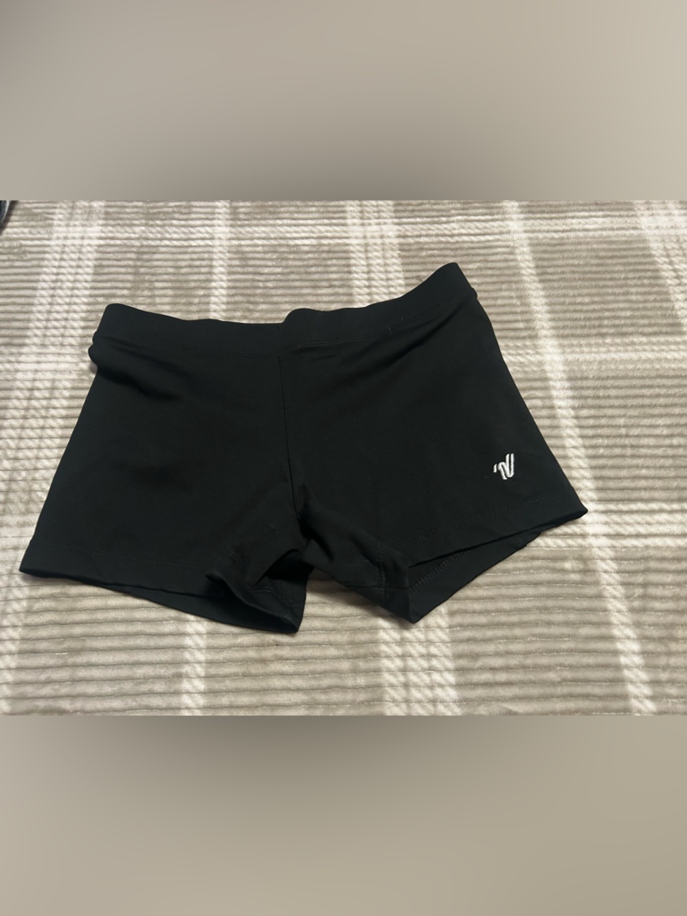 Varsity Black Women's Athletic Shorts